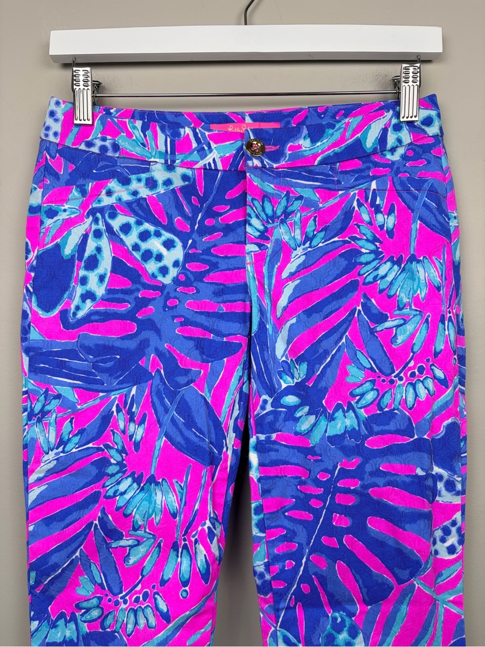 Lilly Pulitzer Kelly Skinny Ankle Pant Cliffside Garden Size 0 - Picture 2 of 10